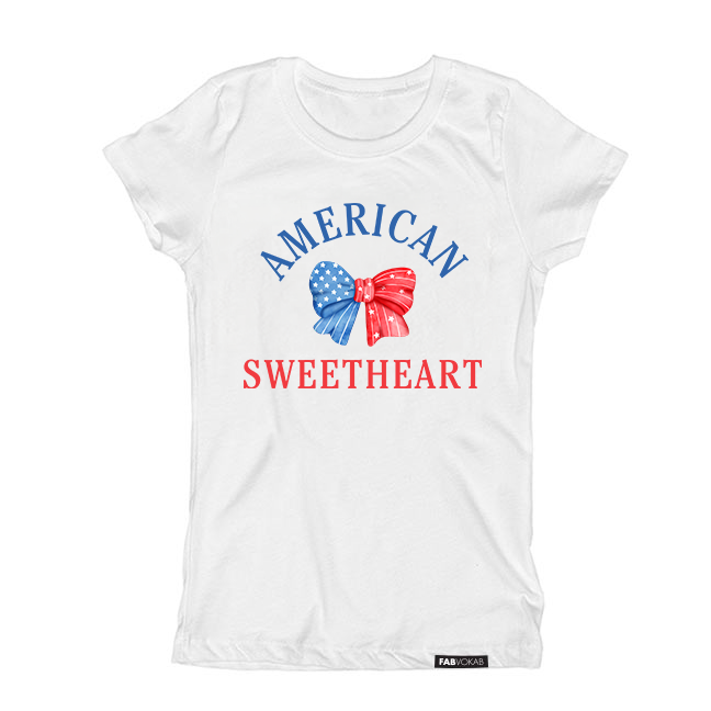 American Sweetheart Kids/Teen Patriotic T-Shirt