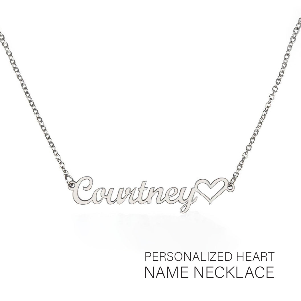 Personalized Heart Name Necklace: Express Your Love