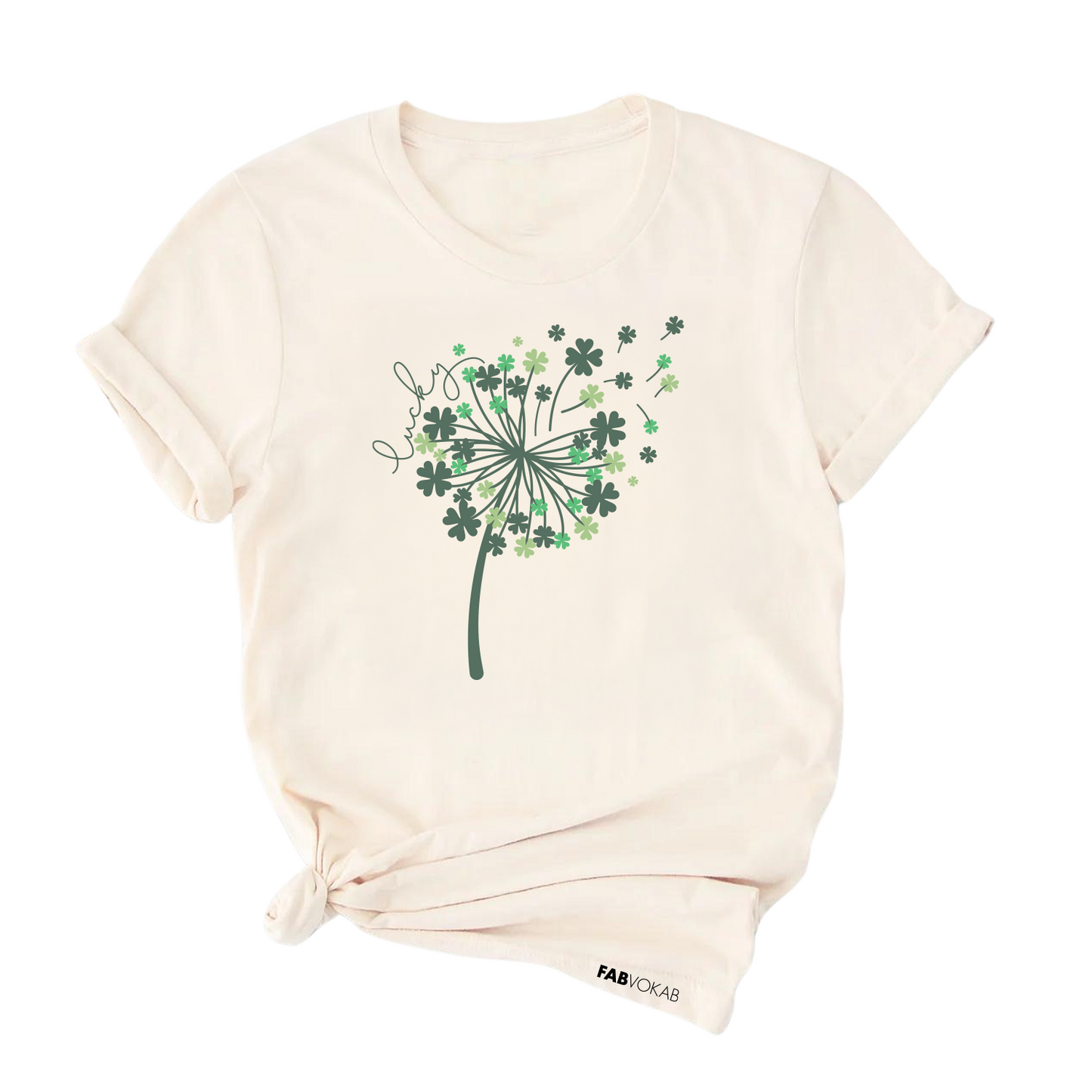 Lucky Dandelion St. Patrick’s Day T-Shirt – Kids, Teens & Young Adults | Shamrock Irish Tee