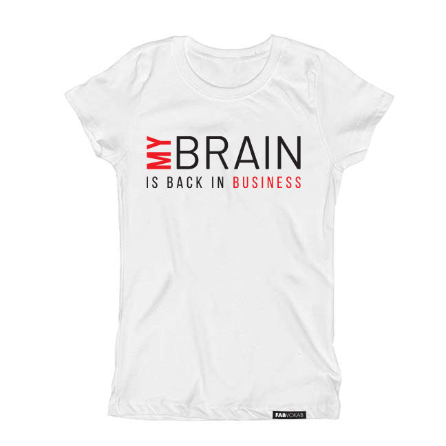 MY BRAIN IS BACK IN BUSINESS, Back to School T-Shirt for Kids, Boys, Girls, and Teens