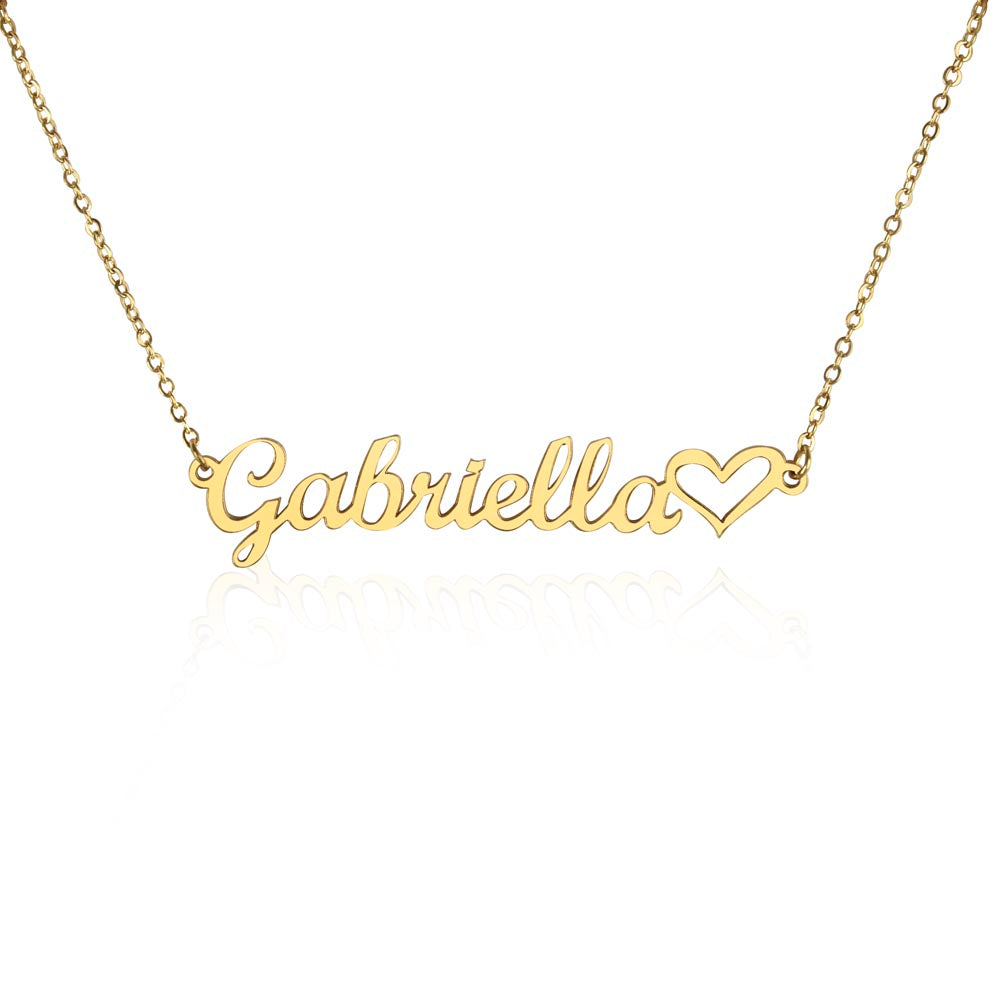 Personalized Heart Name Necklace: Express Your Love