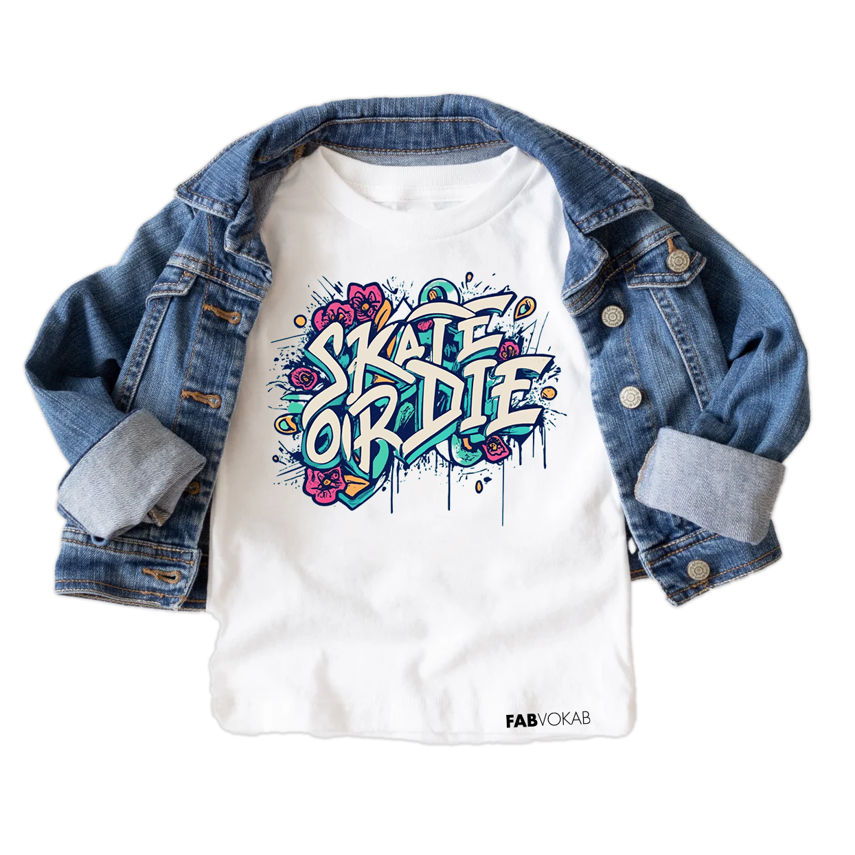 Skate or Die Graphic Kids, Boys, Girls, Teen T-Shirt