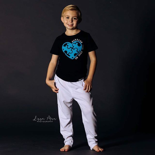 Nothing Can Stop ME Autism Awareness Short Sleeve T-shirt FABVOKAB