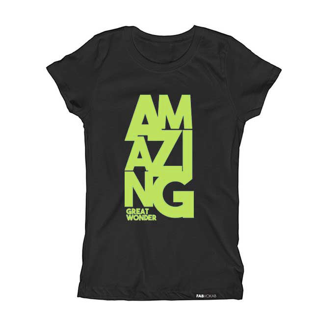 AMAZING BRIGHT NEON GREEN Short Sleeve T-shirt FABVOKAB