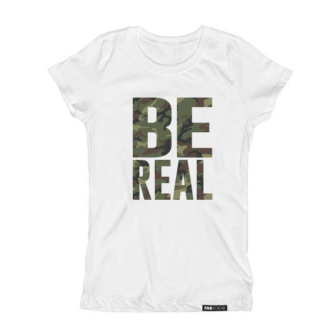 BE REAL Short Sleeve T-shirt FABVOKAB