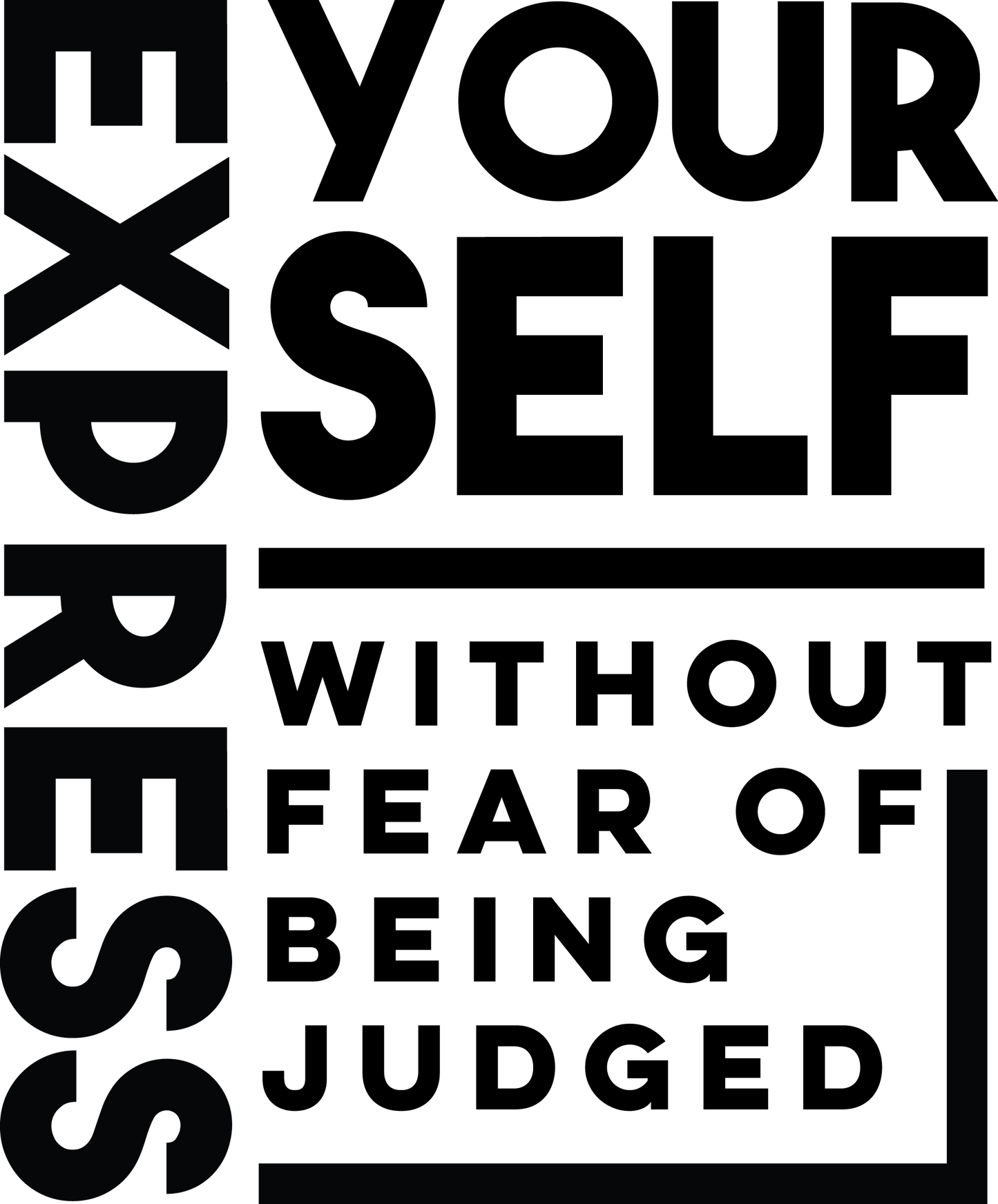 EXPRESS YOURSELF Army Green Short Sleve T-shirt FABVOKAB