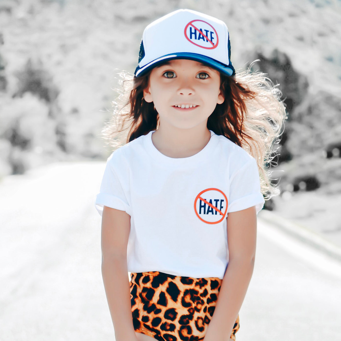 STOP THE HATE Short Sleeve T-shirt FABVOKAB