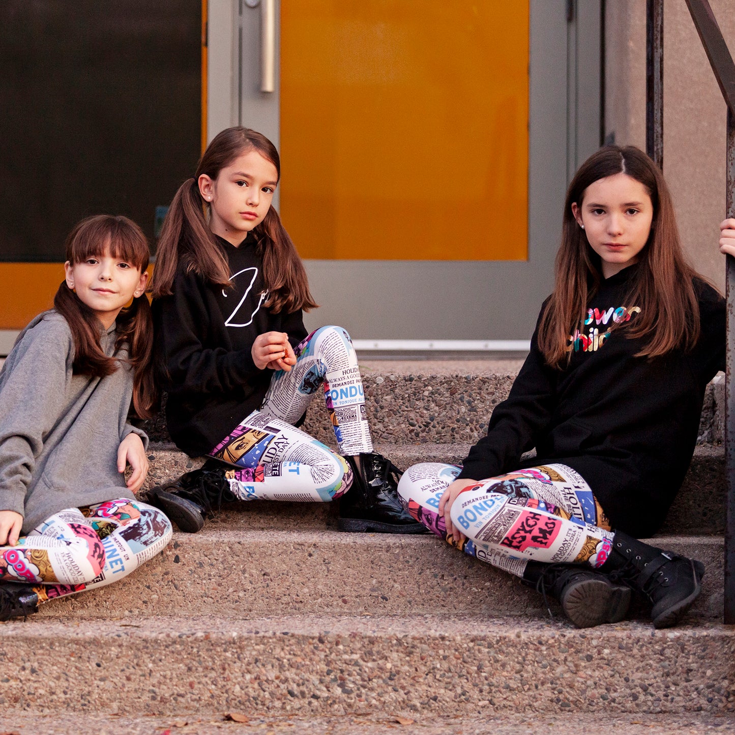 GIRLS COLORFUL COMFY AND COZY LEGGINS FABVOKAB