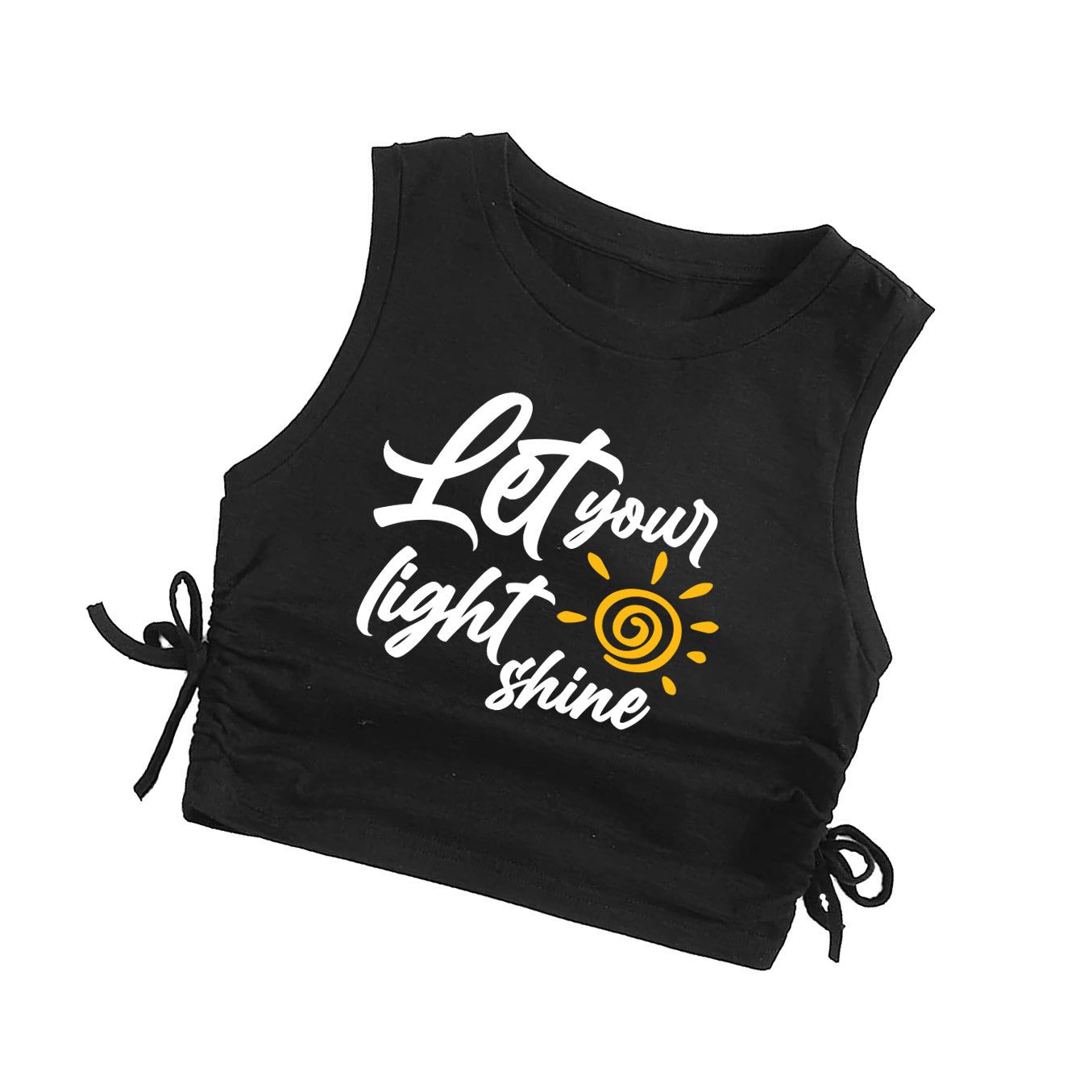 Let your light shine, Girls Crop Top