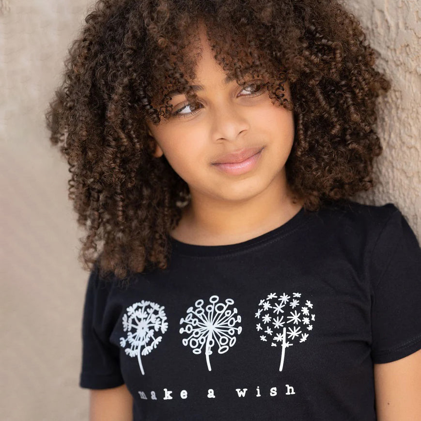MAKE A WISH Kids, Girls, Boys, Teen Short Sleeve T-shirt