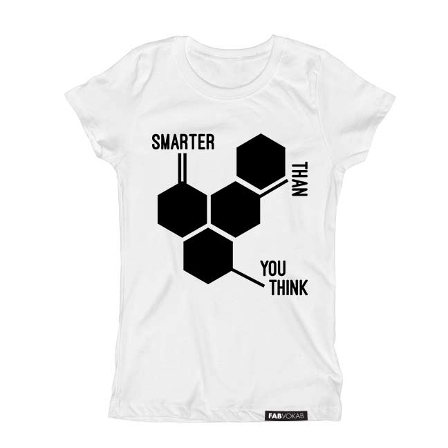 SMARTER THAN YOU THINK Short Sleeve T-shirt FABVOKAB