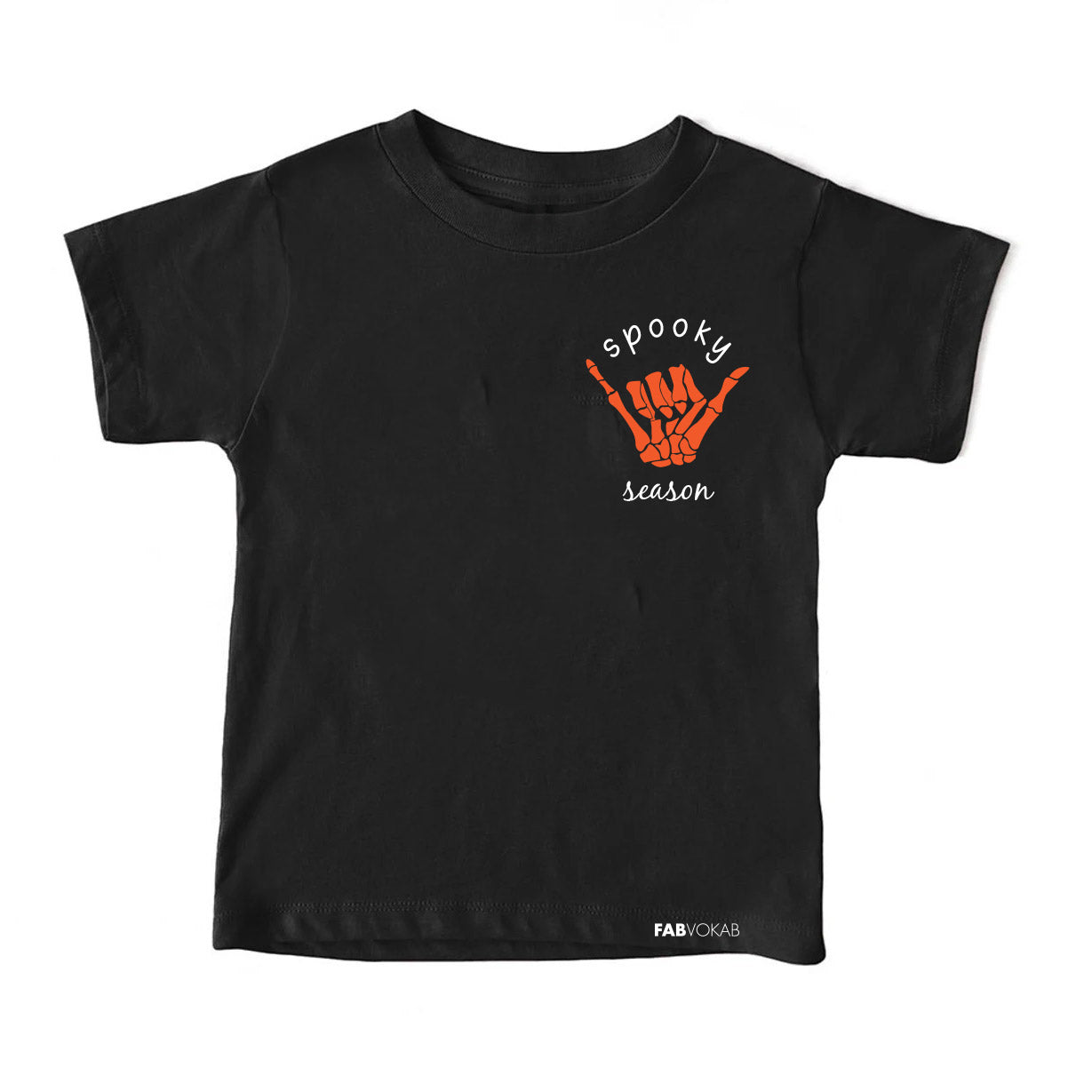 SPOOKY SEASON KDS, BOYS, GIRLS, UNISEX, TEEN HALLOWEEN T-SHIRT FABVOKAB