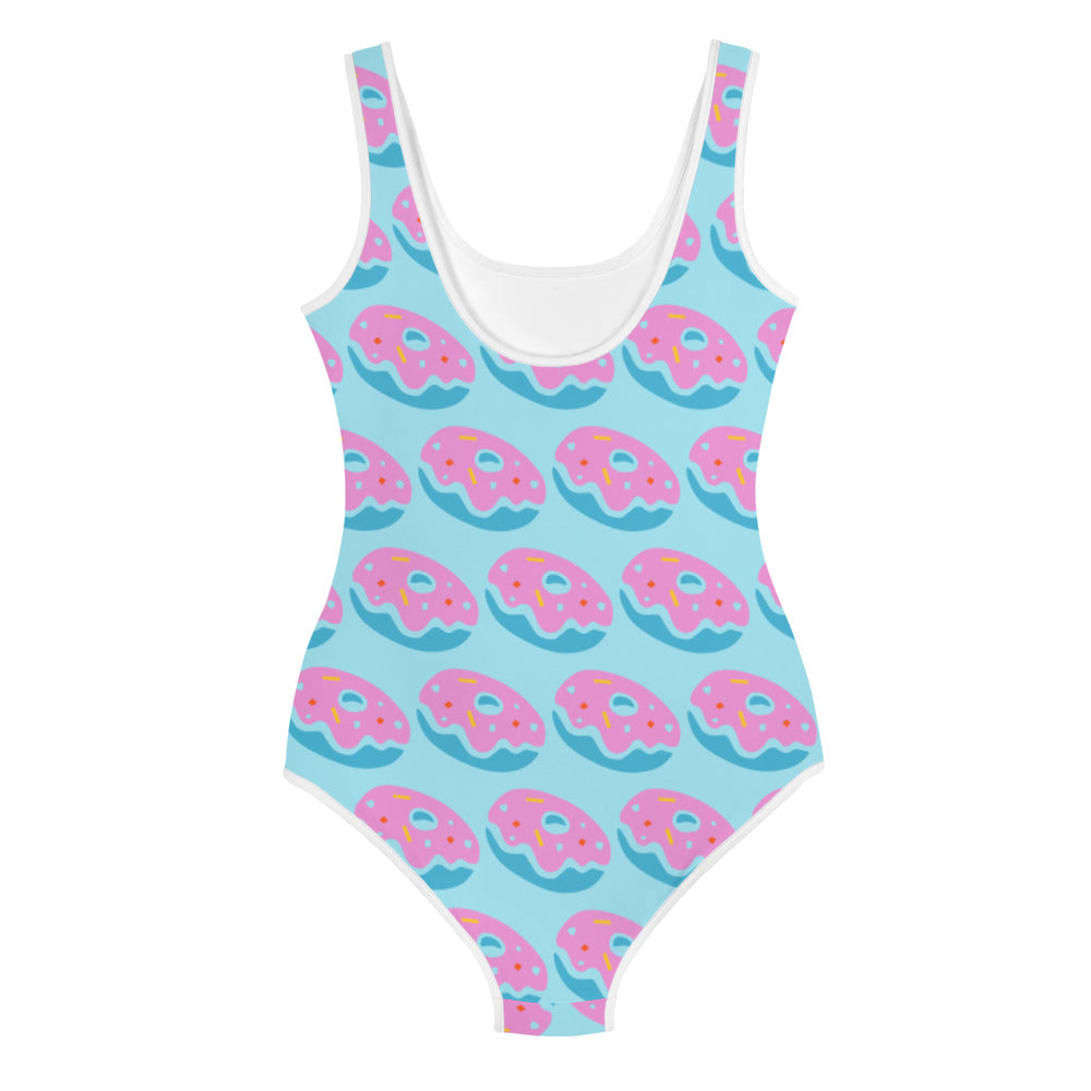 Donuts Kids Big Girls Teen Swimsuit FABVOKAB