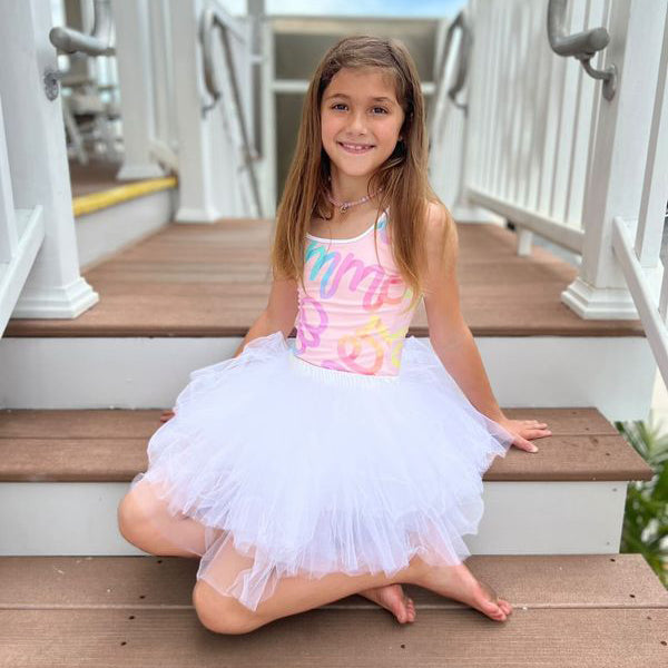 Summer Little Girls Kids Swimsuit (baby pink) FABVOKAB