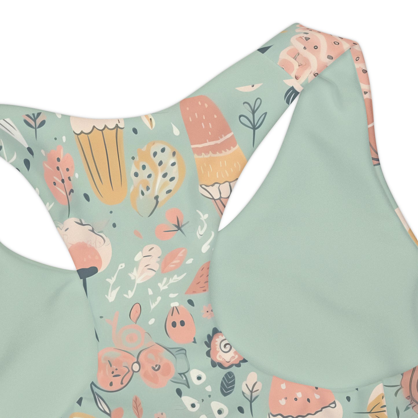 Blooming Petals Girls Two Piece Swimsuit