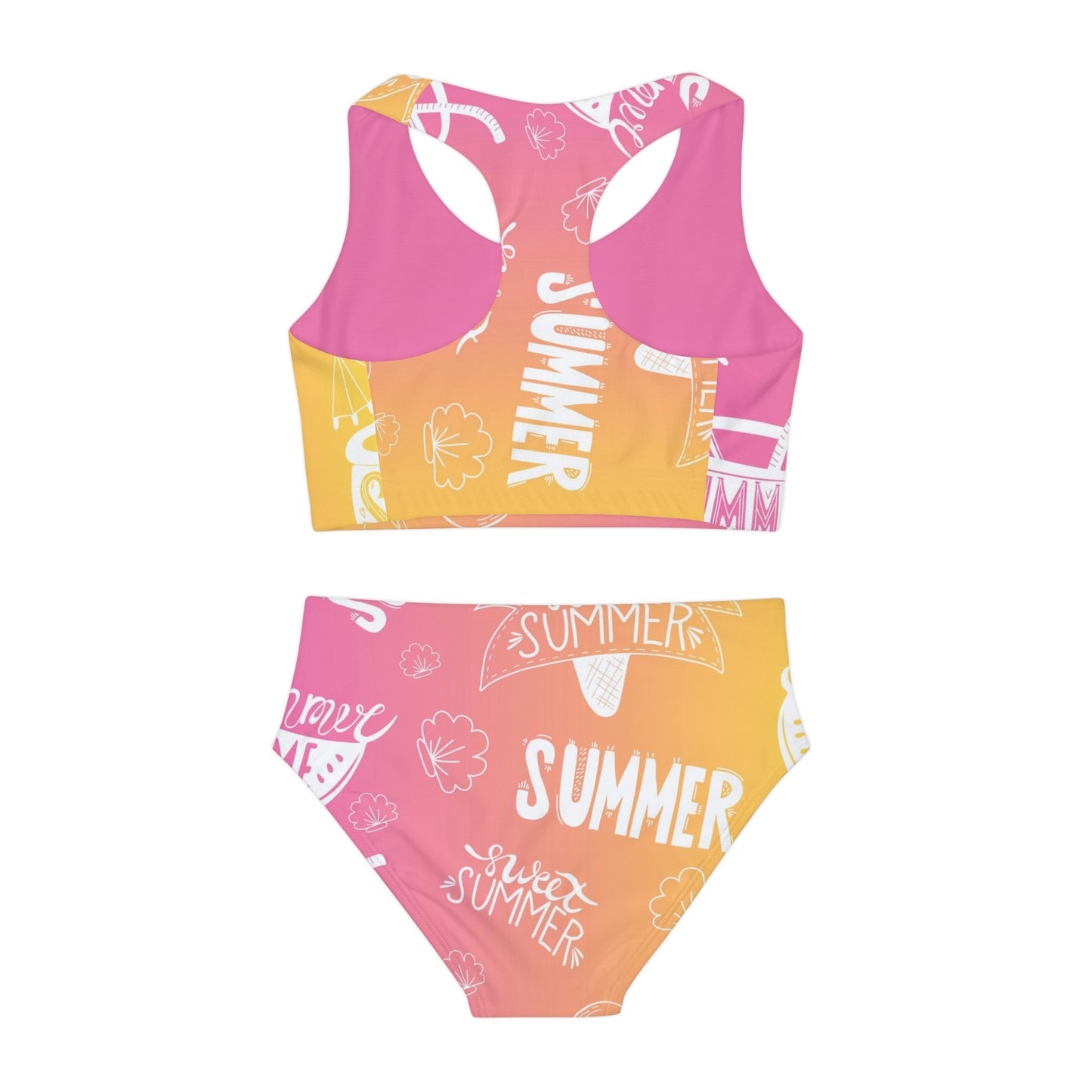 Sweet Summer Girls Two Piece Swimsuit