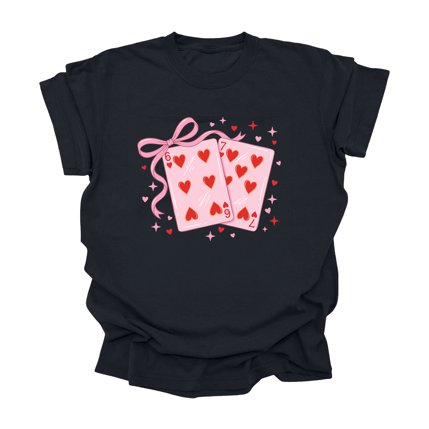 67 Meme Shirt - Six Seven Trend Tee - Funny Viral Playing Cards Valentine Shirt