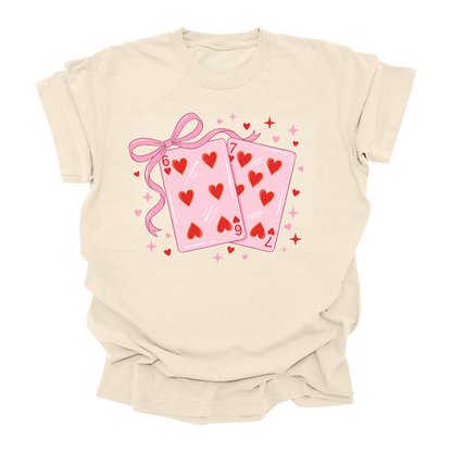 67 Meme Shirt - Six Seven Trend Tee - Funny Viral Playing Cards Valentine Shirt