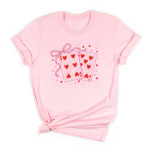 67 Meme Shirt - Six Seven Trend Tee - Funny Viral Playing Cards Valentine Shirt