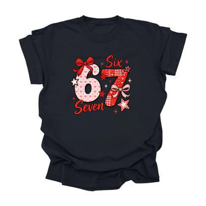 Six-Seven Shirt Valentine | TikTok Viral 6-7 Trend Shirt Kids Adult