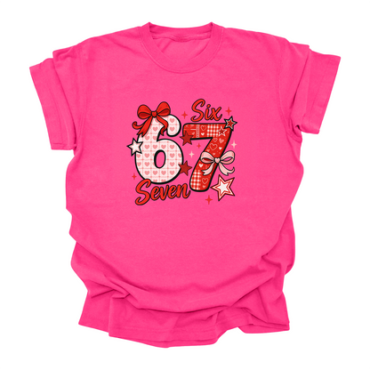 Six-Seven Shirt Valentine | TikTok Viral 6-7 Trend Shirt Kids Adult