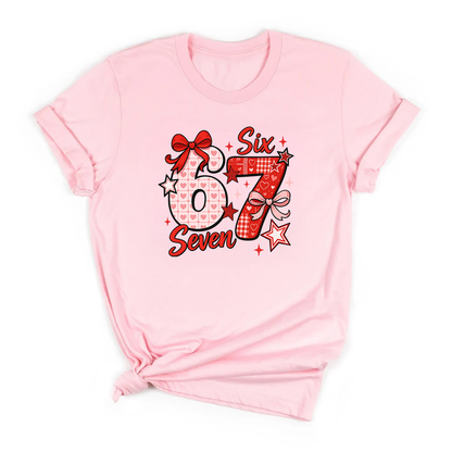 Six-Seven Shirt Valentine | TikTok Viral 6-7 Trend Shirt Kids Adult
