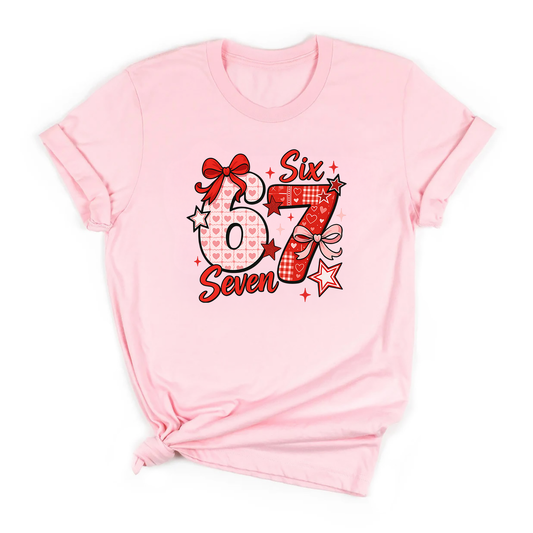 Six-Seven Shirt Valentine | TikTok Viral 6-7 Trend Shirt Kids Adult