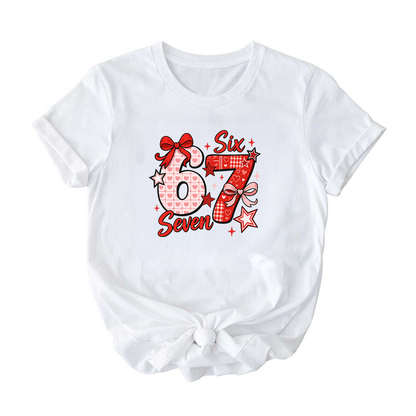 Six-Seven Shirt Valentine | TikTok Viral 6-7 Trend Shirt Kids Adult