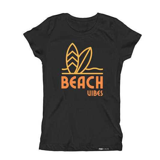 BEACH VIBES  Kids, Girls, Boys, Teen Short Sleeve graphic T-shirt