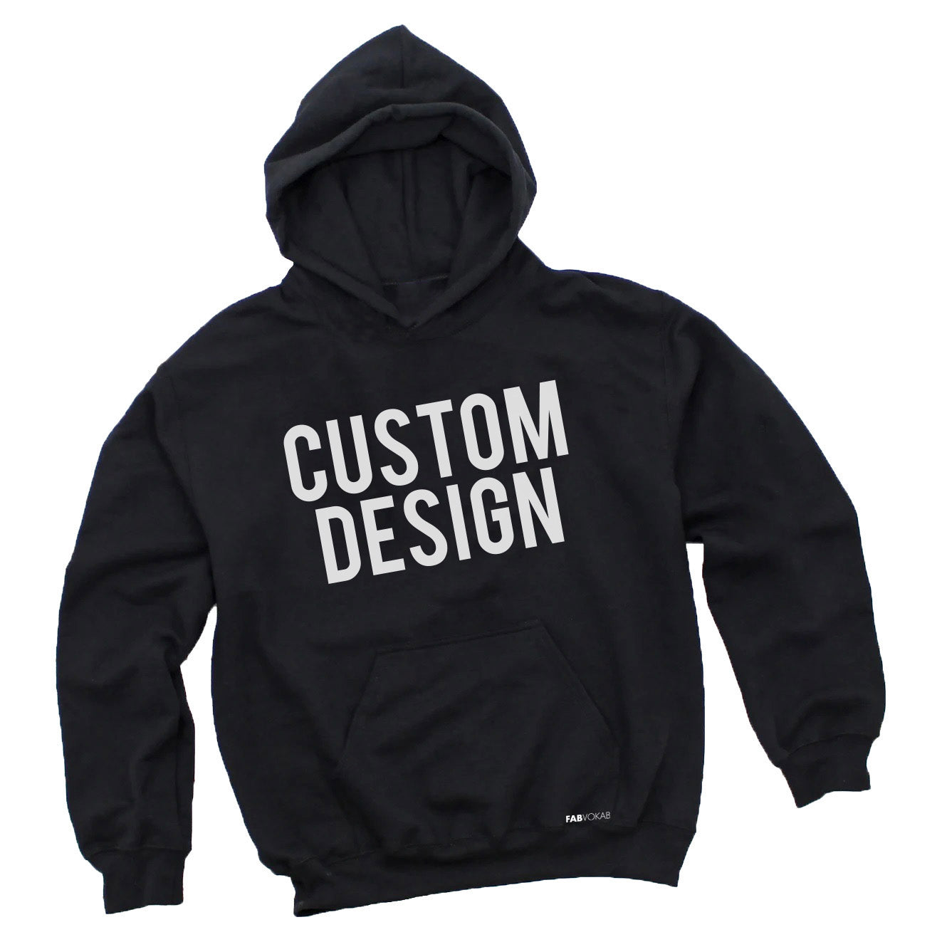 Custom Design Unisex Hoodie for Kids, Teens & Young Adults – Personalized Style Your Way