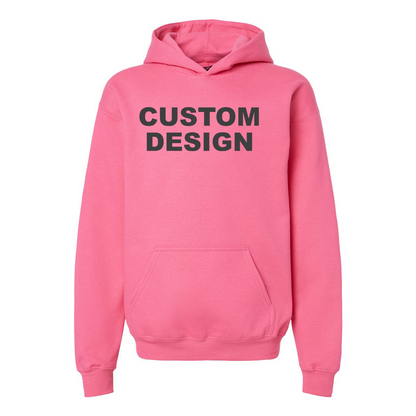 Custom Design soft-style Youth Midweight Hooded Sweatshirt