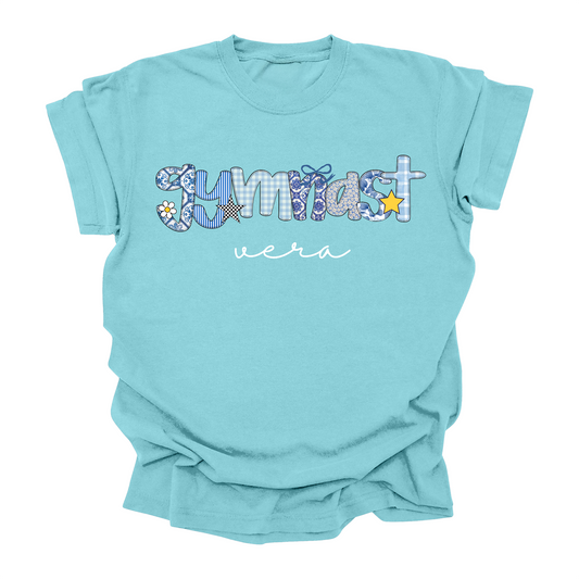 Custom Gymnast Name T-Shirt – Personalized Girls Gymnastics Tee