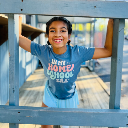 "In My Home School Era" Kids & Teens Short Sleeve T-Shirt