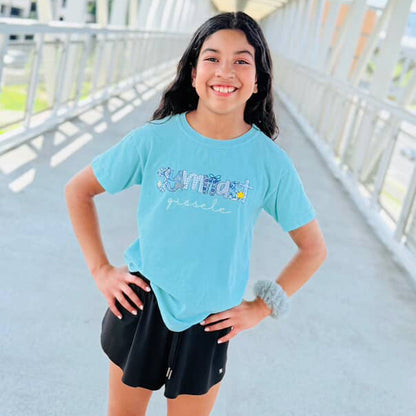 Custom Gymnast Name T-Shirt – Personalized Girls Gymnastics Tee