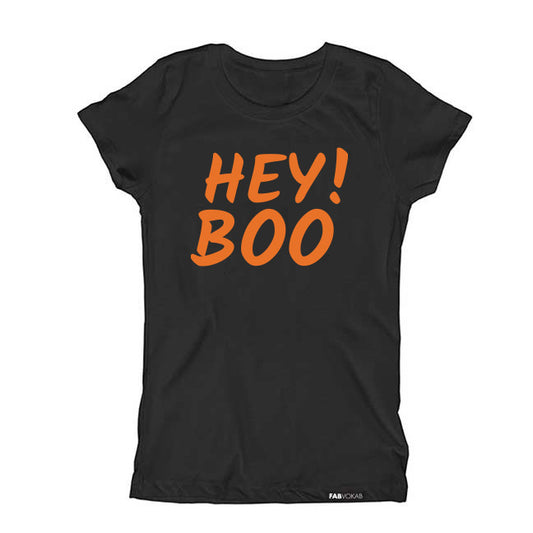 "Hey Boo" Kids, Girls, Boys, Teens T-Shirt