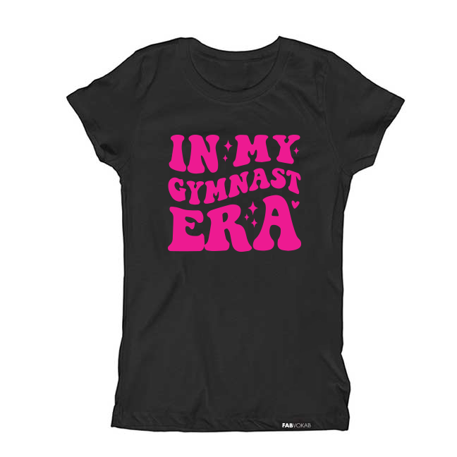 "In My Gymnast Era" Girls Gymnast Short Sleeve T-Shirt