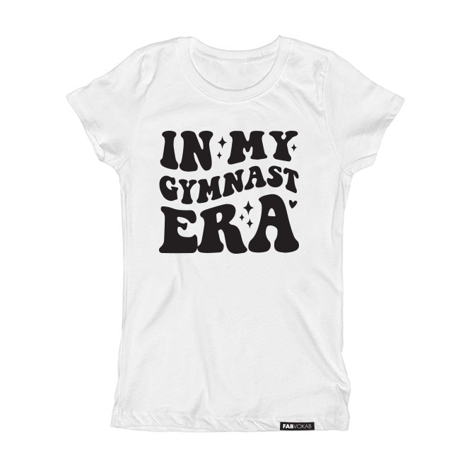 "In My Gymnast Era" Girls Gymnast Short Sleeve T-Shirt