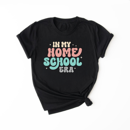 "In My Home School Era" Kids & Teens Short Sleeve T-Shirt