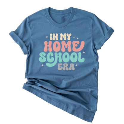 "In My Home School Era" Kids & Teens Short Sleeve T-Shirt