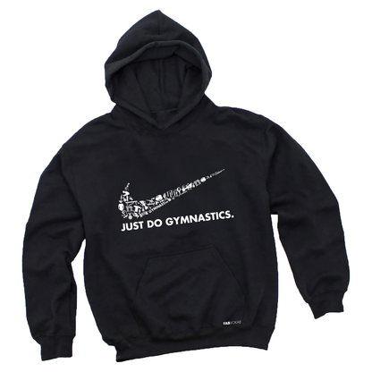 JUST DO GYMNASTICS Girls & Boys Hoodie – Stylish Gymnastics-Inspired Design