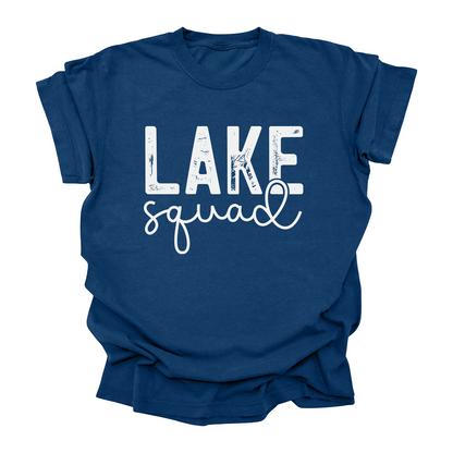 Lake Squad Summer T-Shirt – Matching Family Lake Life Tee for Kids, Teens & Adults
