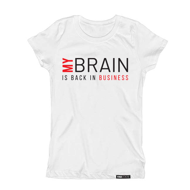 MY BRAIN IS BACK IN BUSINESS, Back to School T-Shirt for Kids, Boys, Girls, and Teens