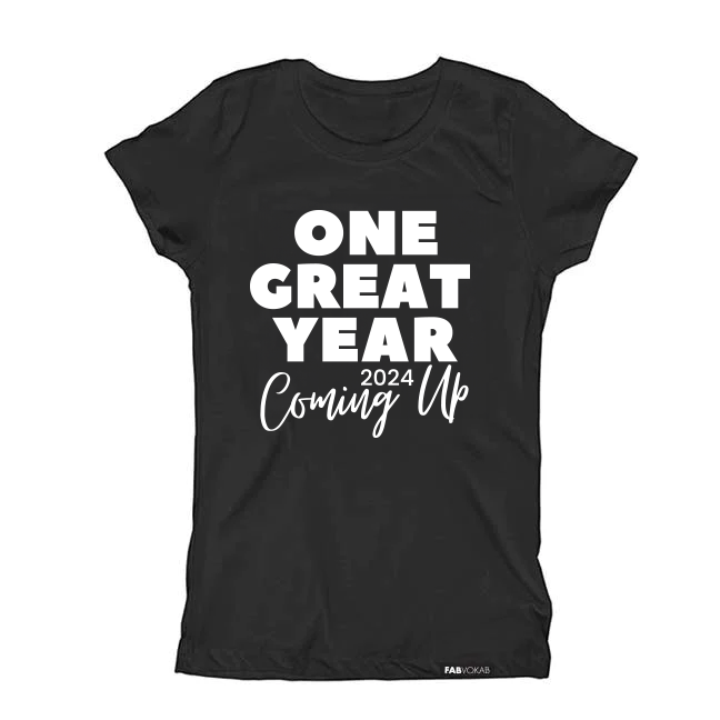 ONE GREAT YEAR (2024) IS COMING UP Kids, Girls, Boys, Unisex Short Sleeve T-shirt