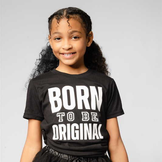 "Born to Be Original" Kids Short Sleeve T-Shirt