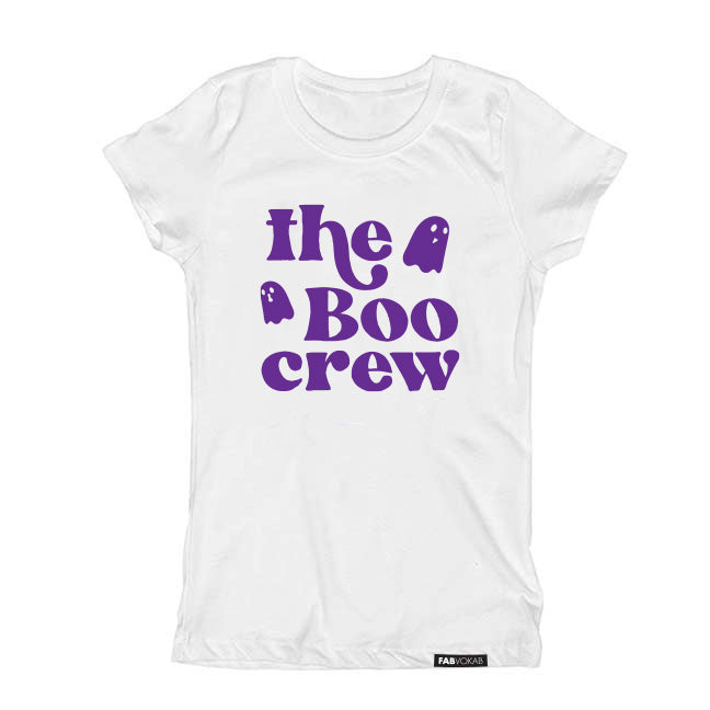 The BOO crew kids, girls, boys, unisex t-shirt