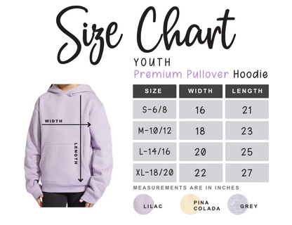 Custom Design Kids, Teen, Youth Premium Hoodie