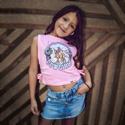 Sassy and Stylish: Long Live Cowgirl Crop Top for Western Diva