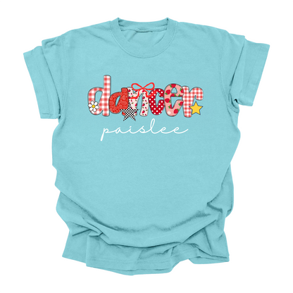 Personalized Dancer T-Shirt – Custom Name Dance Tee for Kids & Teens