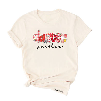 Personalized Dancer T-Shirt – Custom Name Dance Tee for Kids & Teens