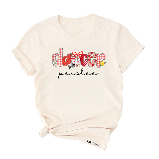 Personalized Dancer T-Shirt – Custom Name Dance Tee for Kids & Teens (Copy)